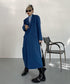Side Line V-neck Dress
